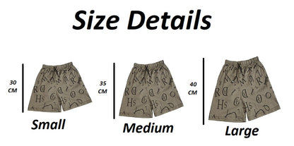 Kid’s Cotton Printed Shorts with Drawstring | Pack of 5 Casual & Night Wear Shorts | Regular Fit