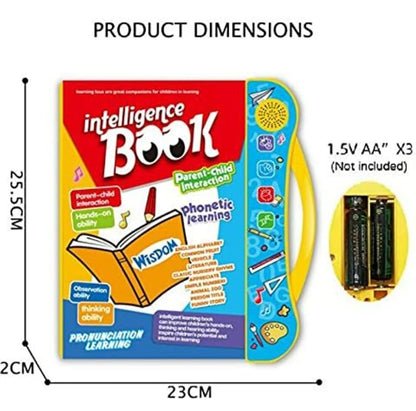 Intelligence Book for Kids – Interactive Learning Book with Sound & Phonetic Learning