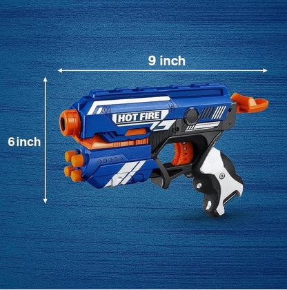 Hot Fire Soft Bullet Toy Gun with 10 Foam Bullets – Safe Shooting Toy for Kids